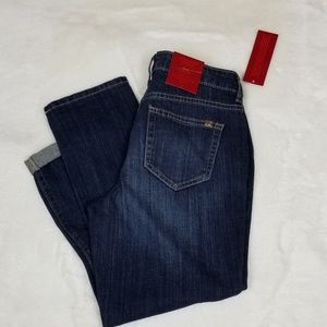 Distressed Jennifer Lopez Capri  Midrise